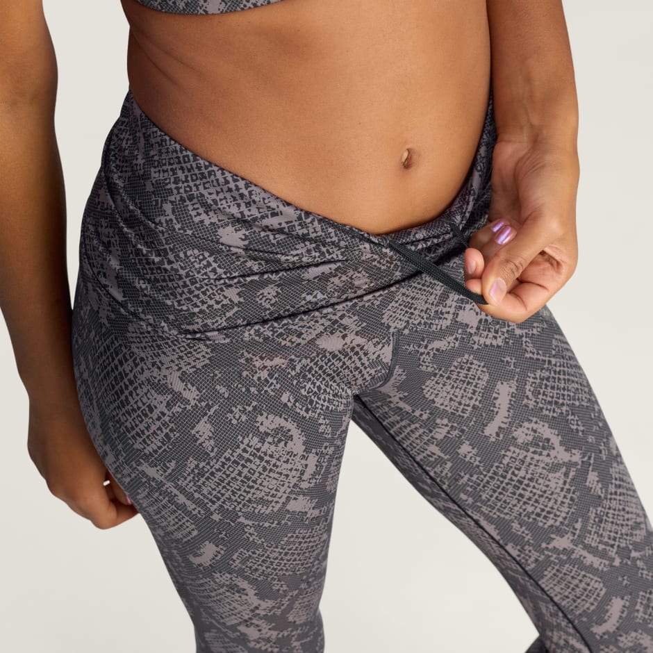 adidas By Stella McCartney Training Rolltop Splitcuff Leggings Printed