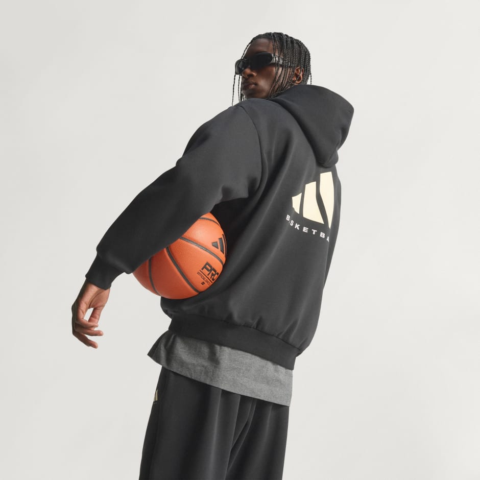 adidas Basketball Fleece Hoodie (Gender Neutral)