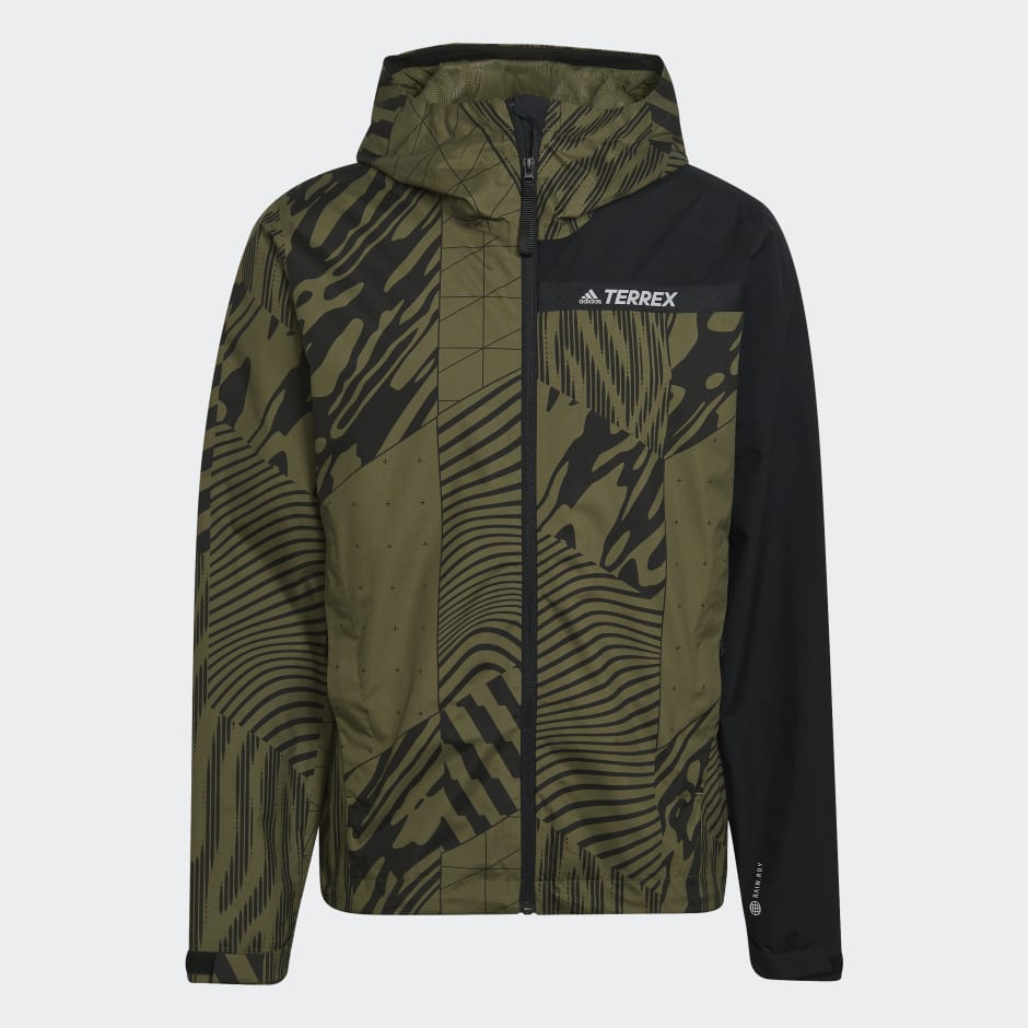 Terrex Multi RAIN.RDY Two-Layer AOP Rain Jacket