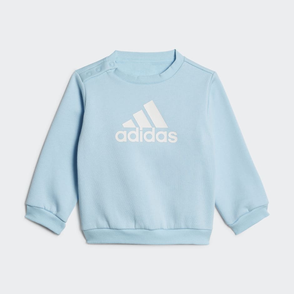 Kracht Rubber Afdeling Kids Clothing - Badge of Sport Jogger Set - Blue | adidas Saudi Arabia