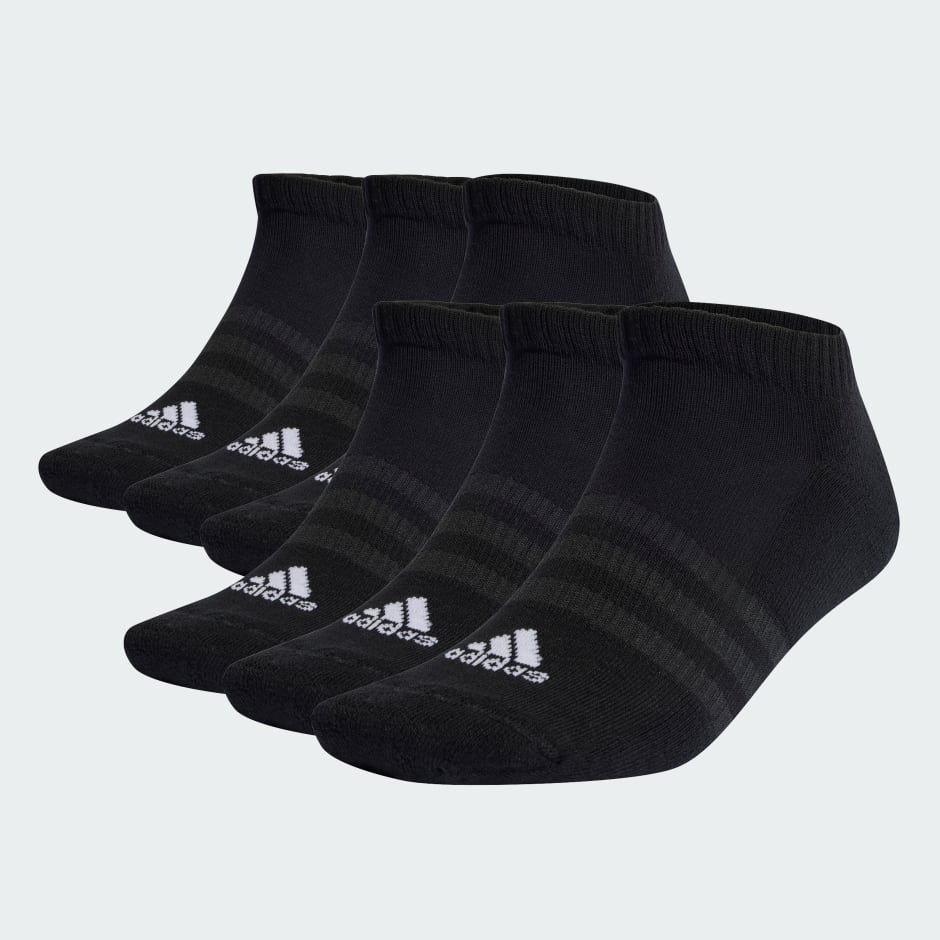 Cushioned Sportswear Low-Cut Socks 6 Pairs