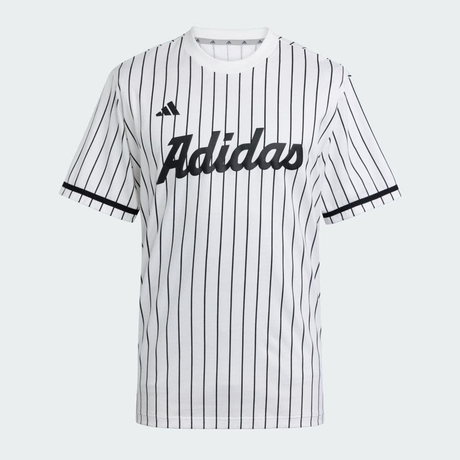 Tricou pentru fani adidas Dugout cu dungi subțiri