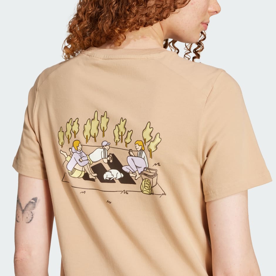 Codes Doodle Camp 圖案 T 裇