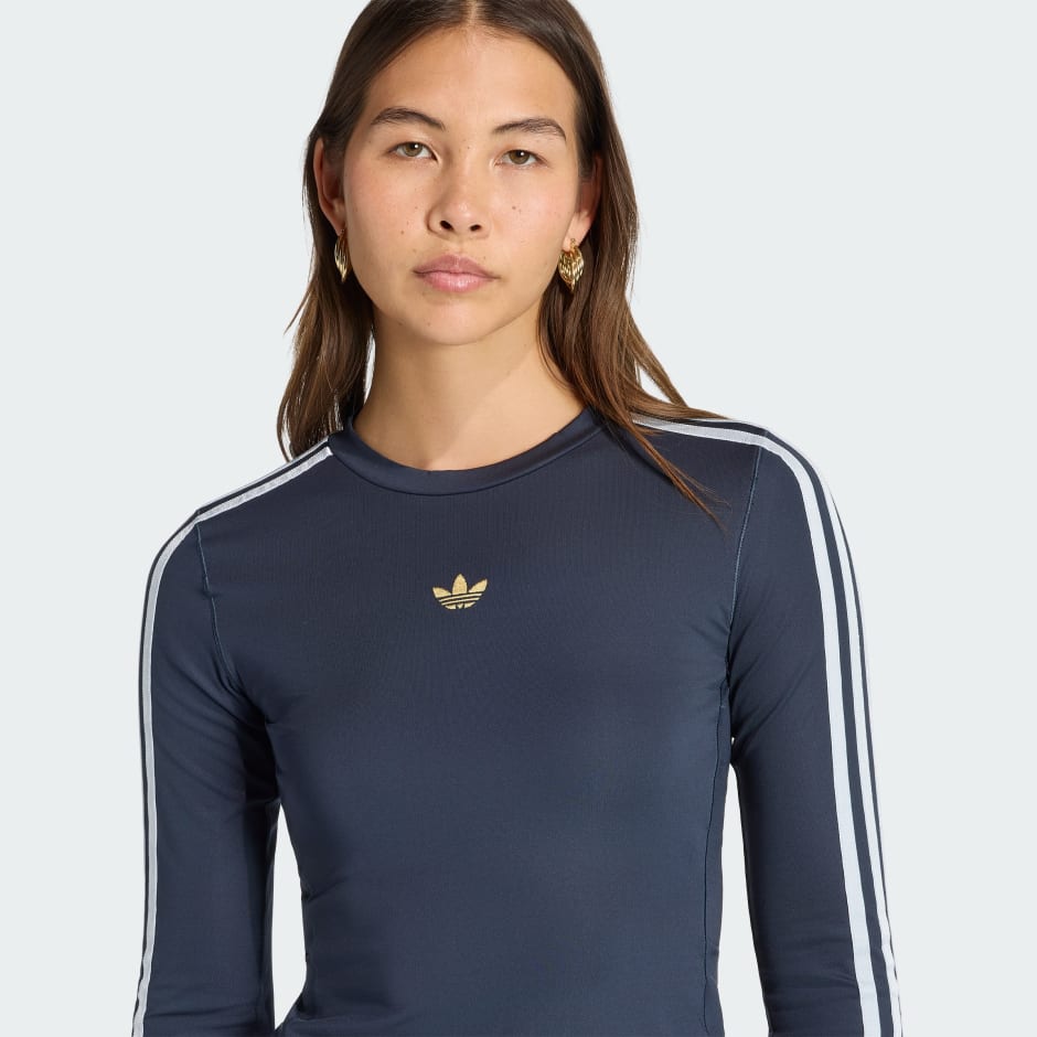 Tricou 3 STRIPES CU M&Acirc;NECĂ LUNGĂ