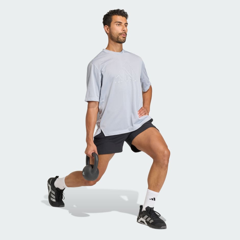 CAMISETA D4T POWER ESSENTIALS WORKOUT DE MALLA