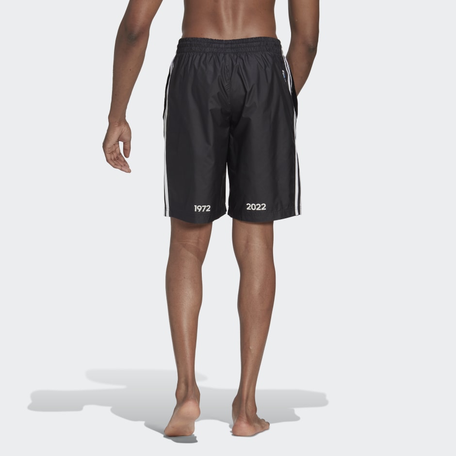 adidas originals linear logo swim shorts