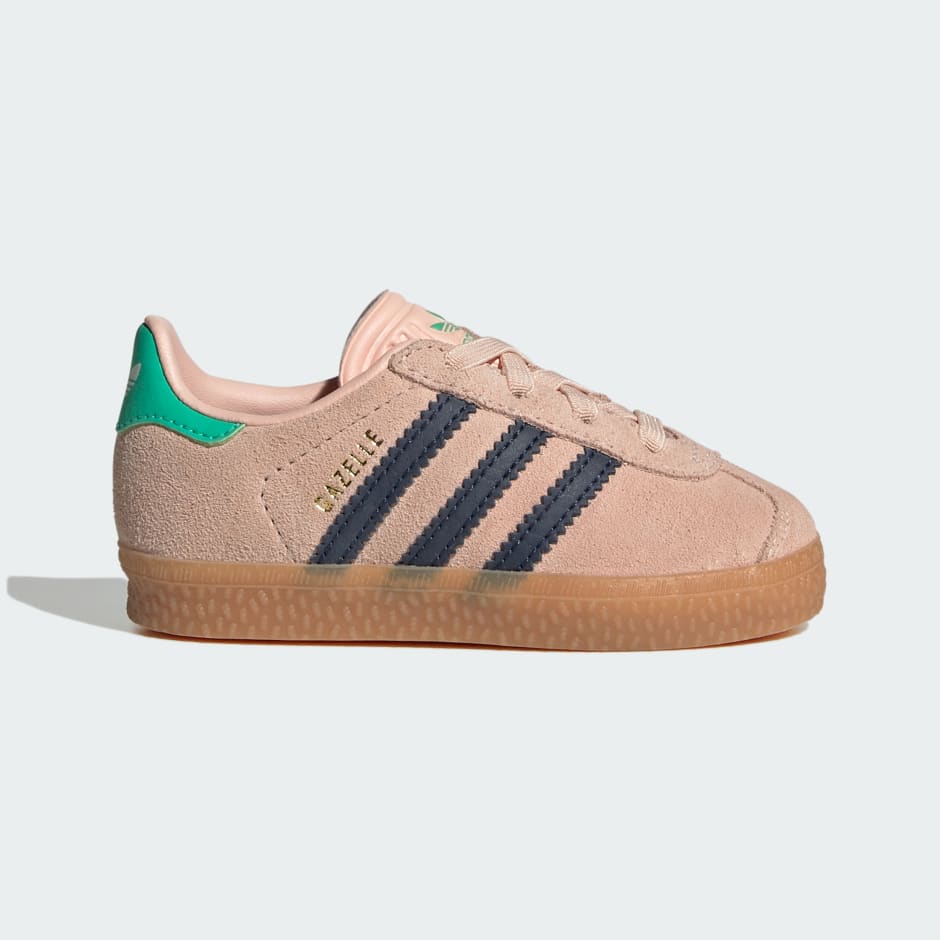 Gazelle 舒適閉合彈性鞋帶童裝鞋