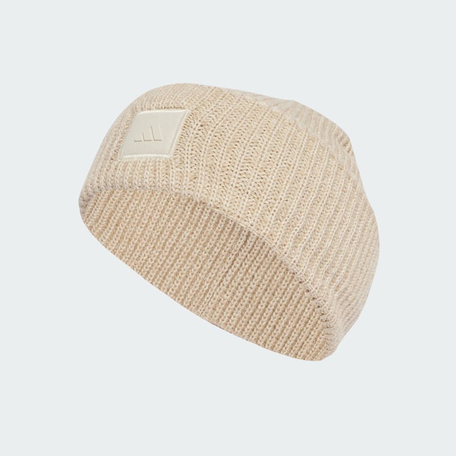 Accessories - Wide Cuff Beanie - Beige | adidas Oman