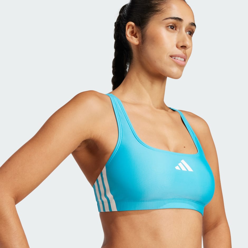 Costum de baie cu 3 dungi și spate &icirc;n V