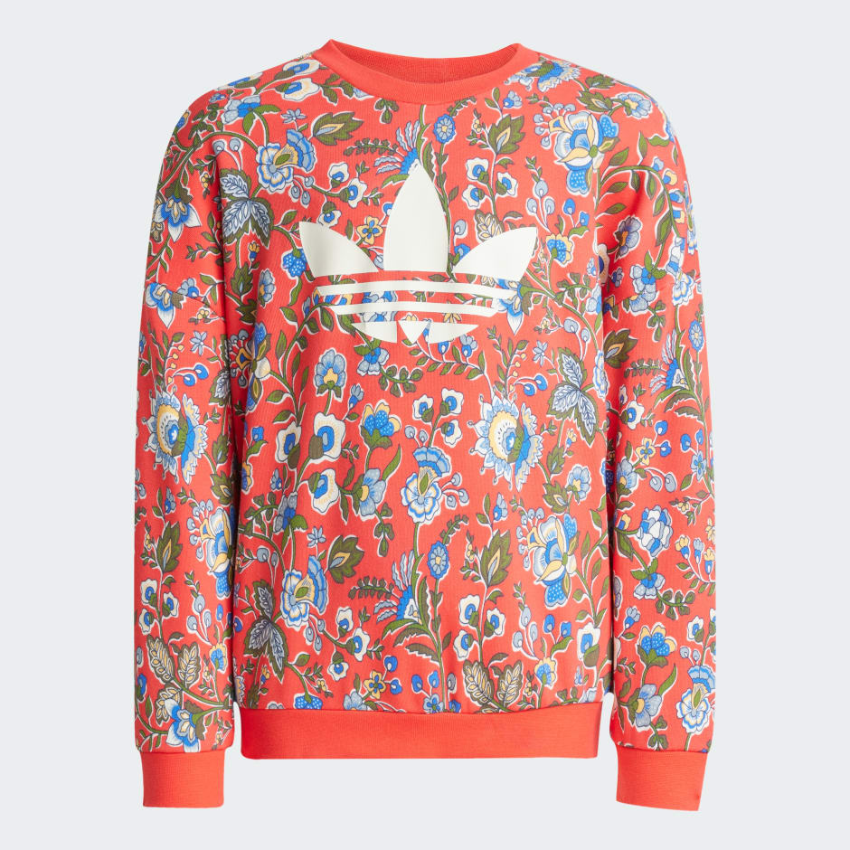 طقم adidas Originals x Liberty London للأطفال مكون من كنزة وبنطال ضيّق