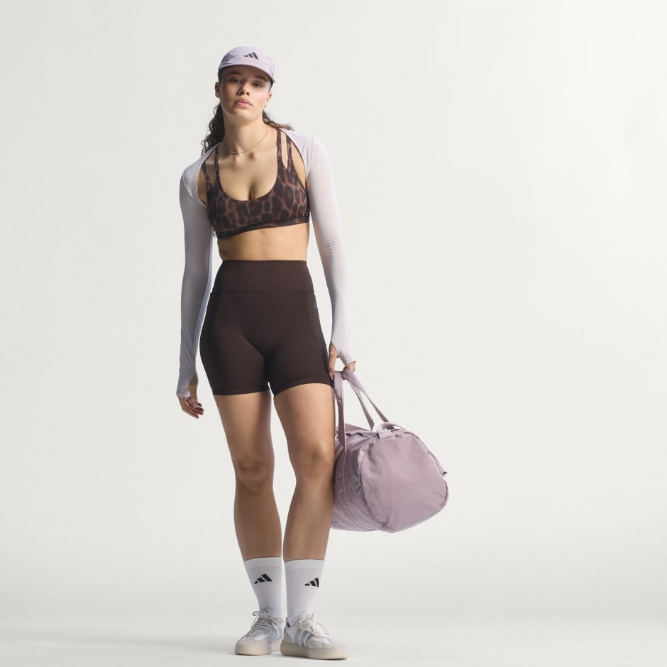 Optime Leopard Strappy Light Support Bra