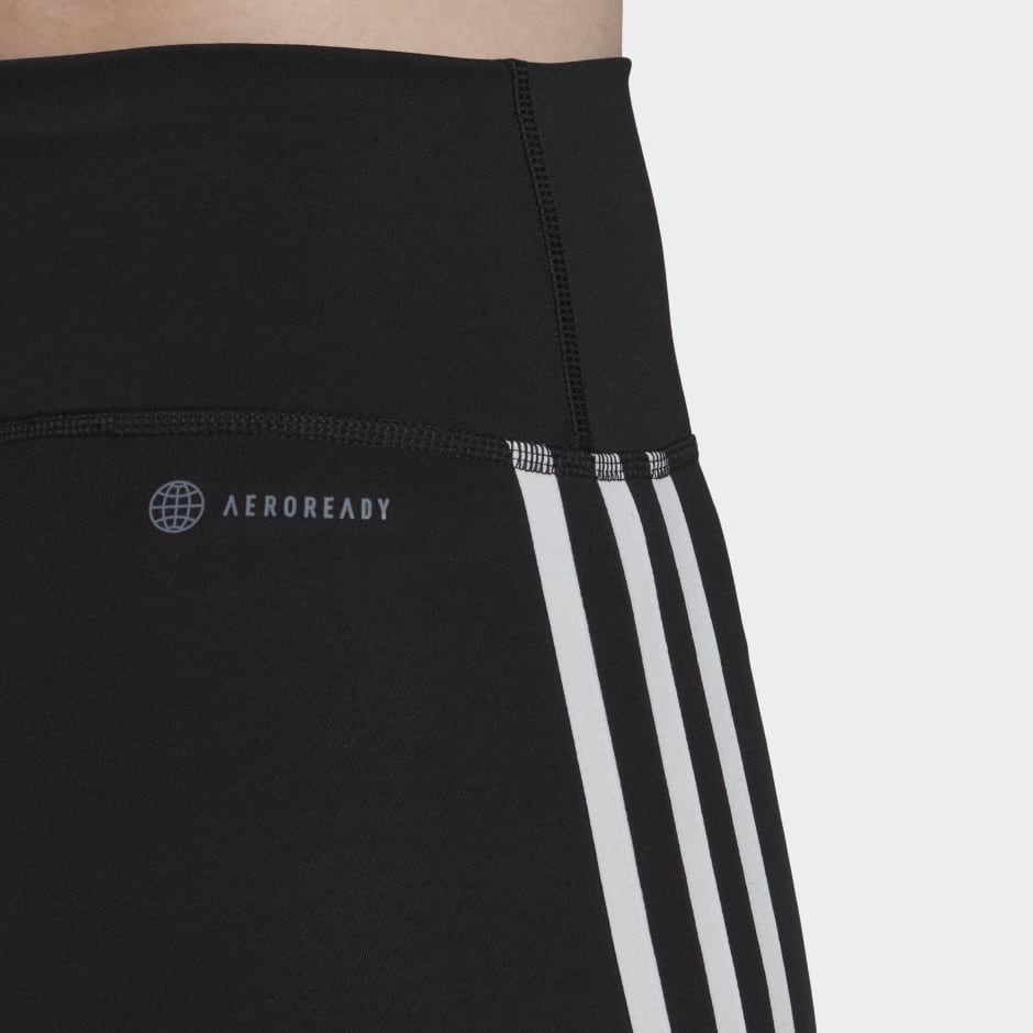 adidas High waist flared fit legging met split • Lichtroze • de