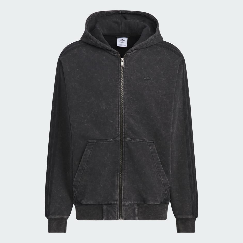 ★人気★ adidas originals WASHED HOODED JACKET Washed Hooded Jacket - Black | adidas Hong Kong