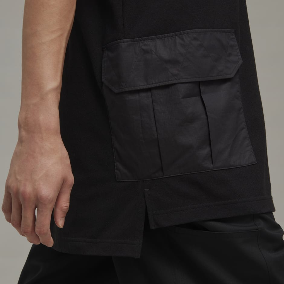 Y-3 Crepe Jersey Short Sleeve Pocket Tee