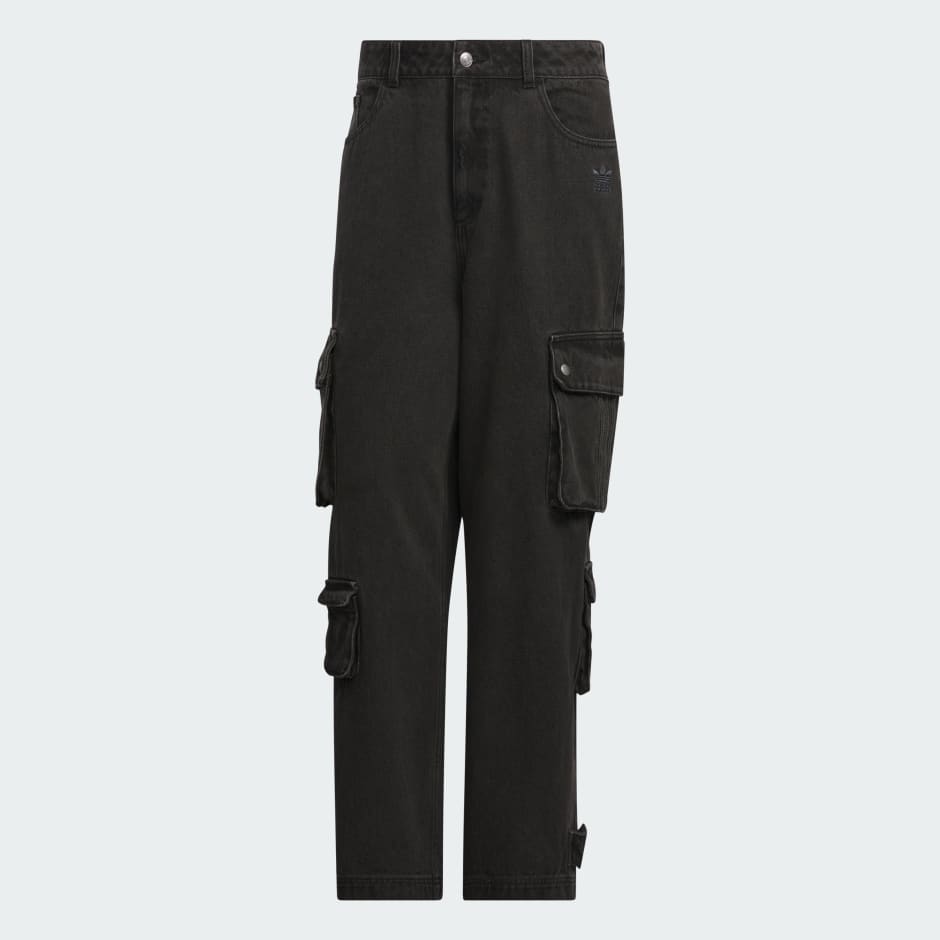 Denim Cargo Pants