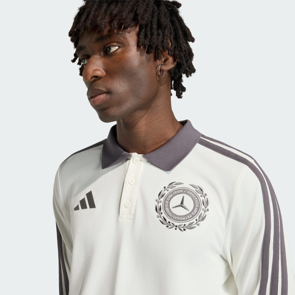 TRICOU POLO MERCEDES - AMG PETRONAS FORMULA 1 TEAM SILVER ARROWS ICON, PENTRU BĂRBAȚI