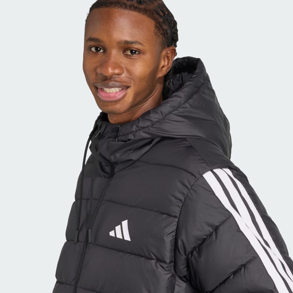 Essentials CLIMAWARM 3-Stripes Synthetic Down Jackets