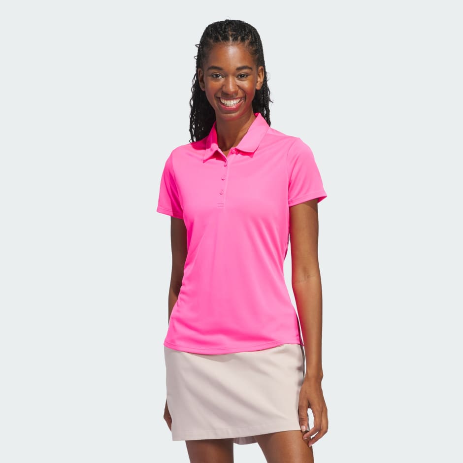 Women's Solid Performance Short Sleeve Polo Shirt