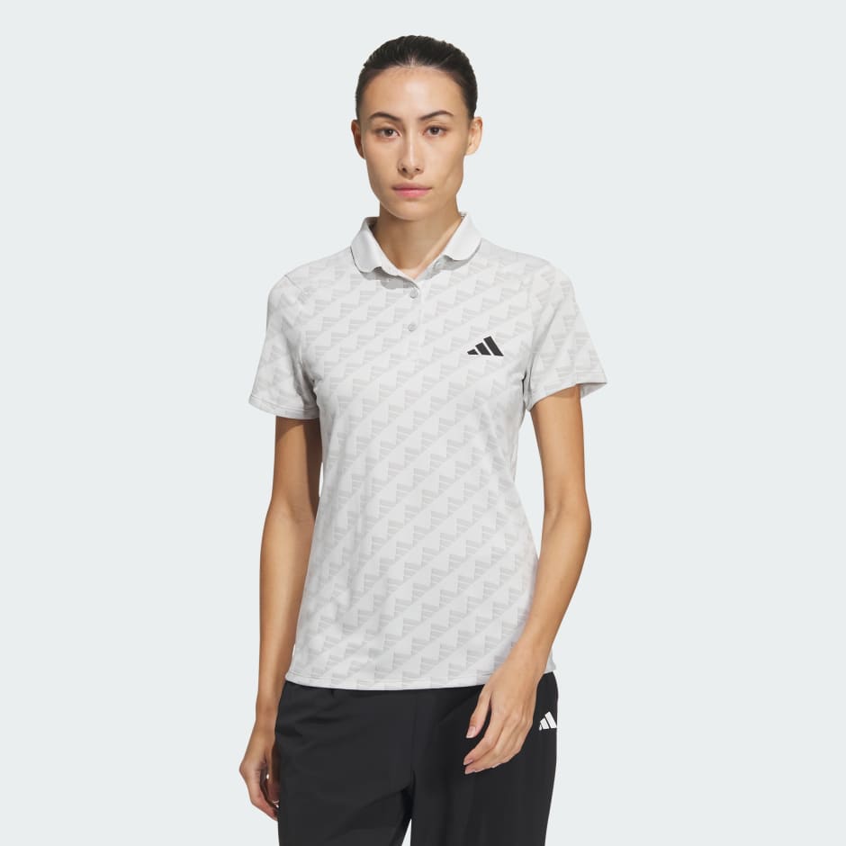 Adidas HEAT. RDY Jacquard Short Sleeve Polo Shirt
