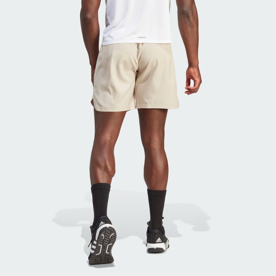 adidas AEROREADY Designed for Movement Shorts - Beige | adidas UAE