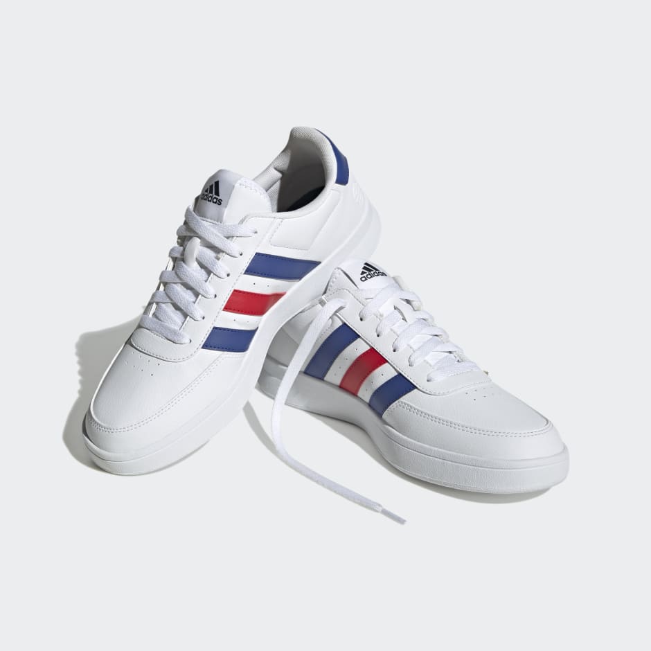 CHAUSSURES BREAKNET ADIDAS BEBE BLANC BLEU ROUGE ADIDAS