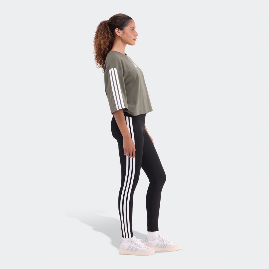 Optime Essentials 3-Stripes 7/8 Leggings