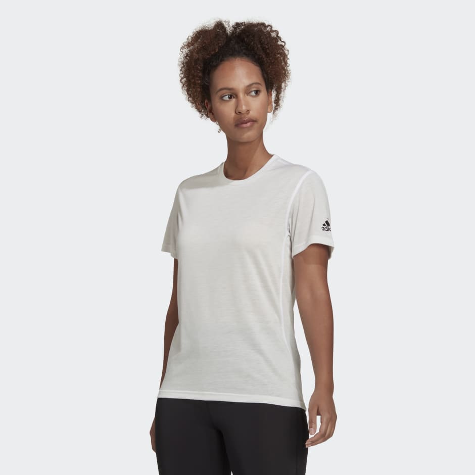 Clothing - ADIDAS RUNNERS EVENT TEE - White | adidas South Africa