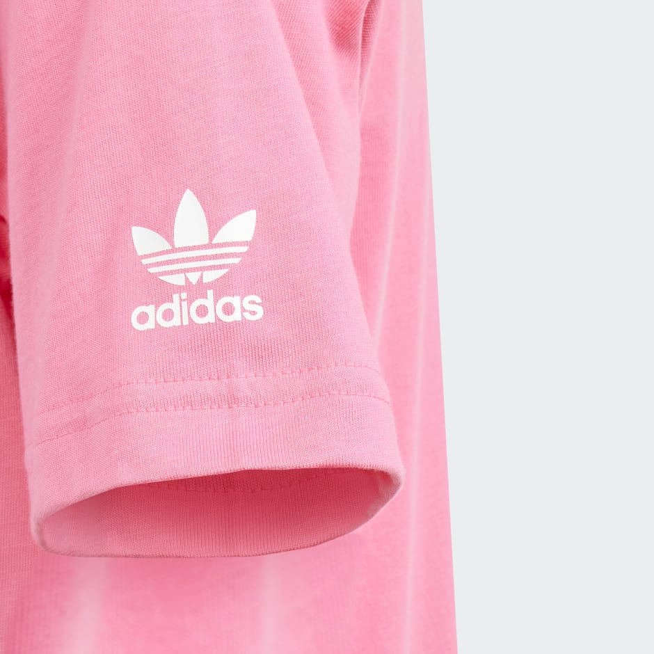 Pastel pink adidas outlet shirt