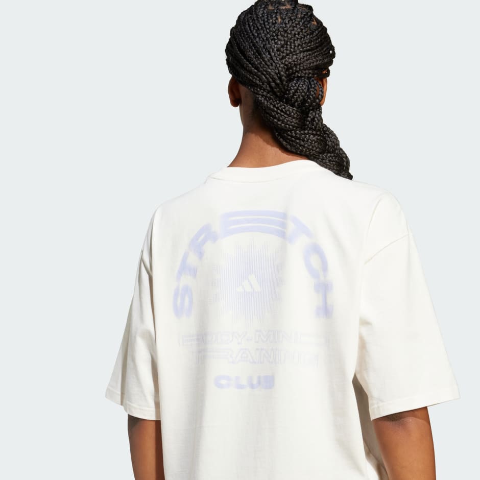 Training Yoga Stretch Body Mind Graphic Tee