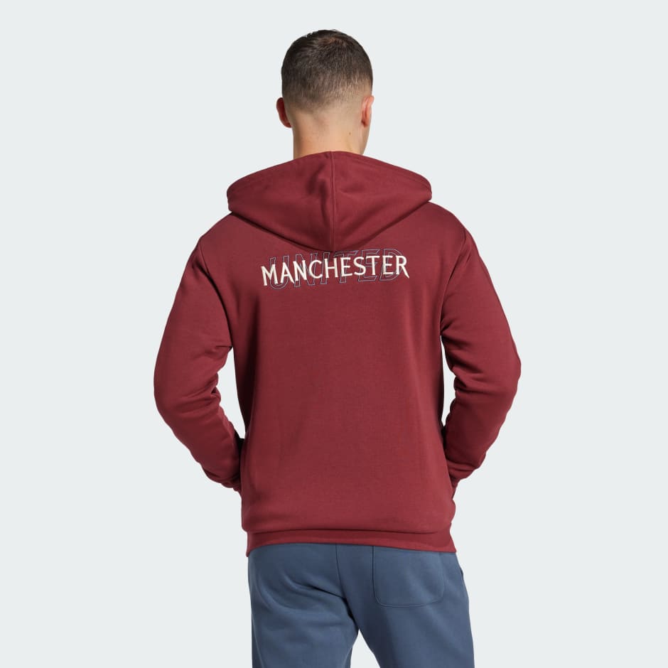 Majica s kapuljačom Manchester United Seasonal Full-Zip