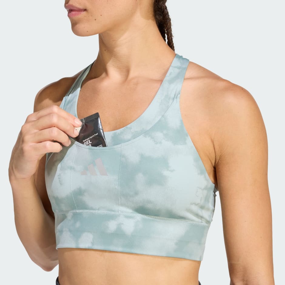 adi365 Running Pocket Graphic Medium Support Bra