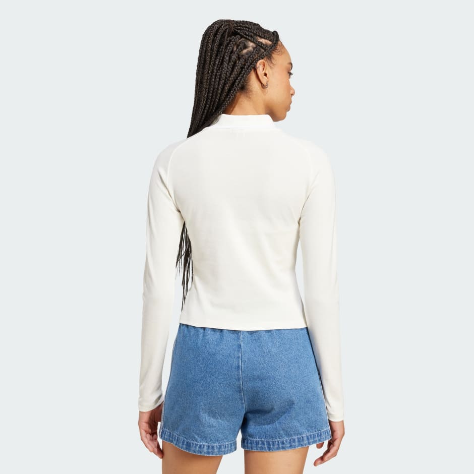 Tricou cu m&acirc;necă lungă și emblemă