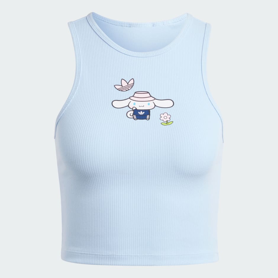 ☆adidas☆ Cinnamoroll Crop Baby Tea Blue adidas Originals x Hello Kitty Cinnamoroll Graphic Tank Top