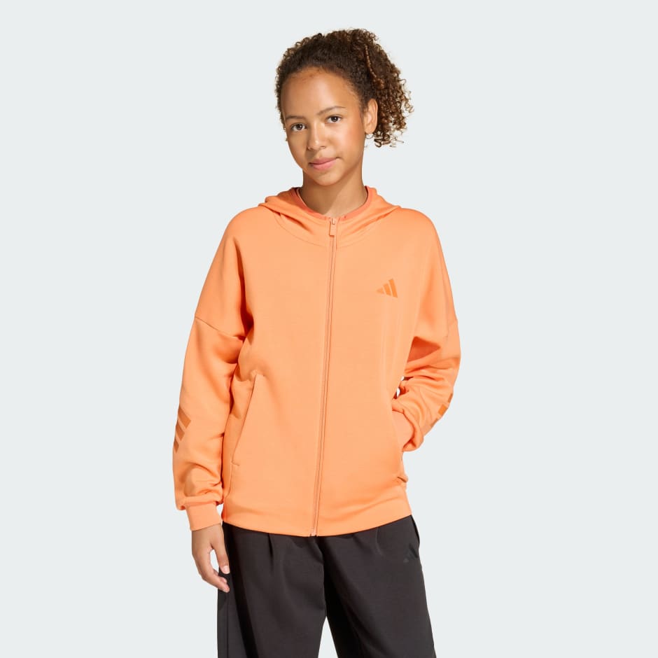 جاكيت بقبعة FUTURE ICONS 3 STRIPES FULL ZIP