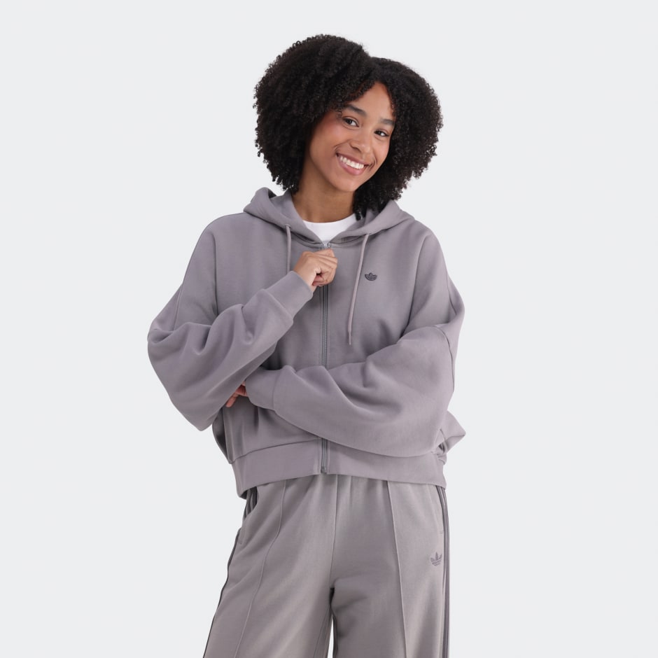 Essentials Short Full-Zip French Terry Hoodie