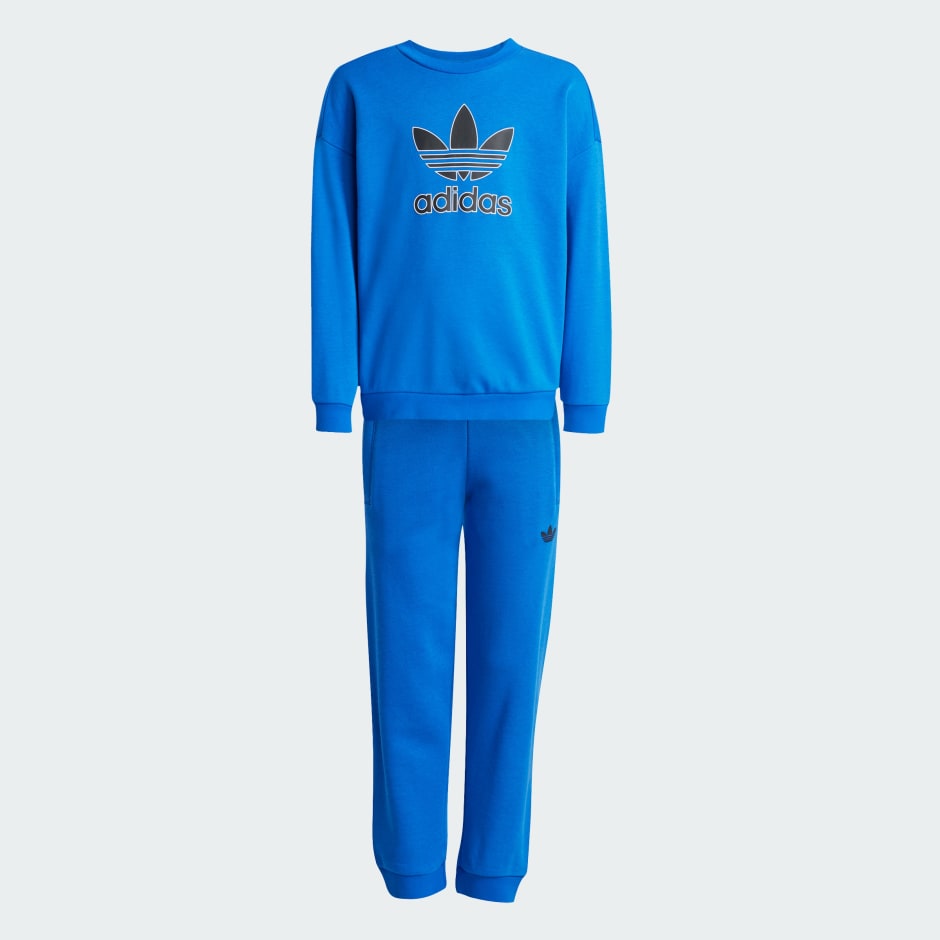 Set pentru copii cu bluză cu guler rotund