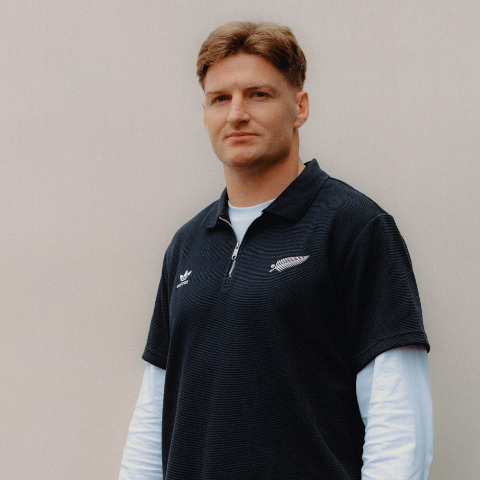 All Blacks Essentials Waffle Polo Shirt
