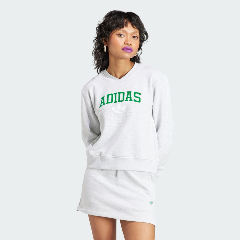 adidas College Graphic Sweatshirt - Grey BH