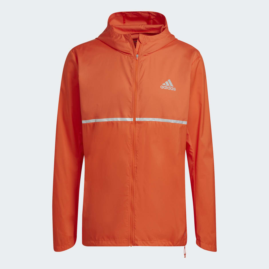 Clothing Own the Run Jacket Orange adidas South Africa