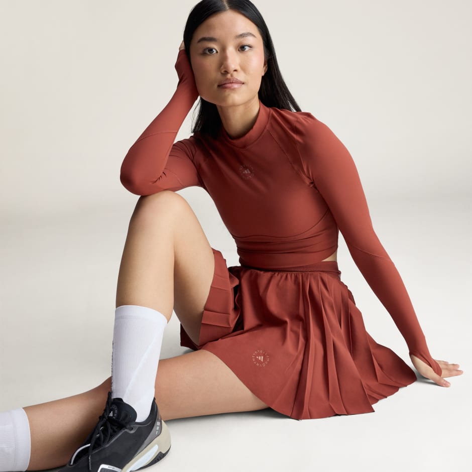 Fustă-pantalon Plisată pentru Antrenament adidas de Stella McCartney