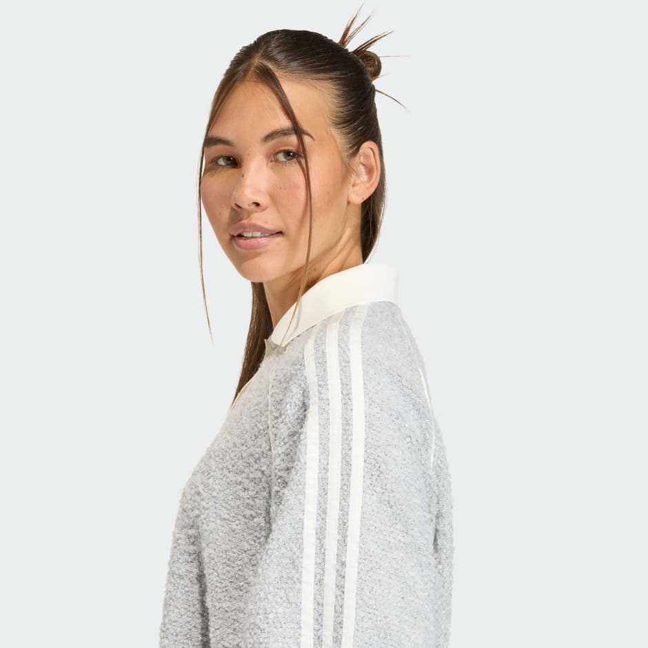 חולצת פולו גדולה במיוחד ADIDAS ORIGINALS BOUCLE