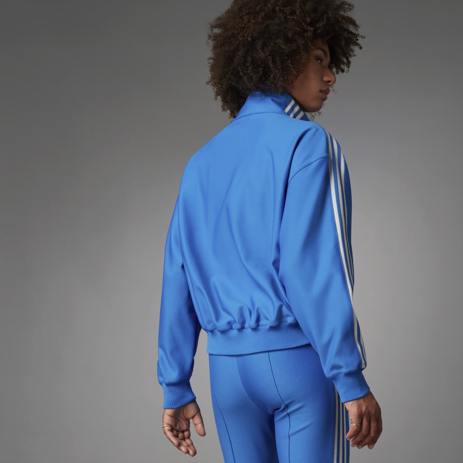 Blue Version Loose Beckenbauer Track Top image number null