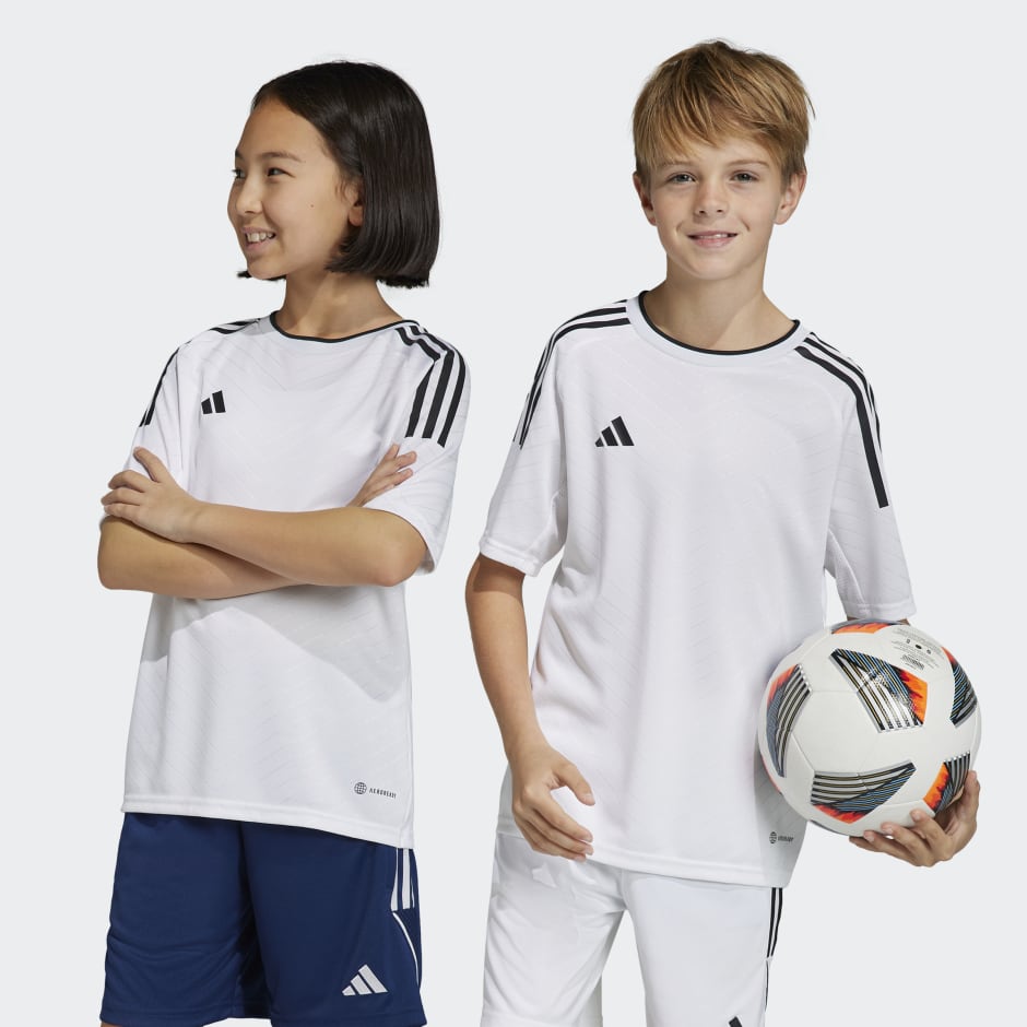 Adidas Men's Campeon 23 Soccer Jersey, S / White/White