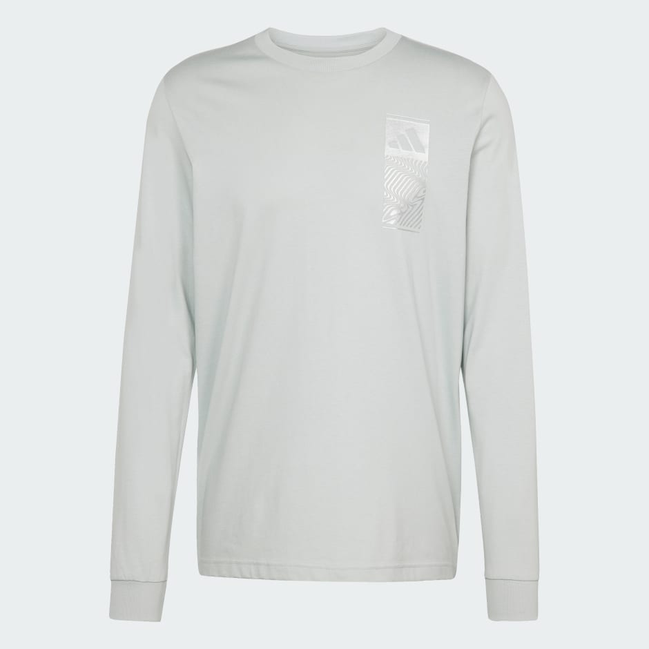 Tech Metallic Long Sleeve Graphic Tee