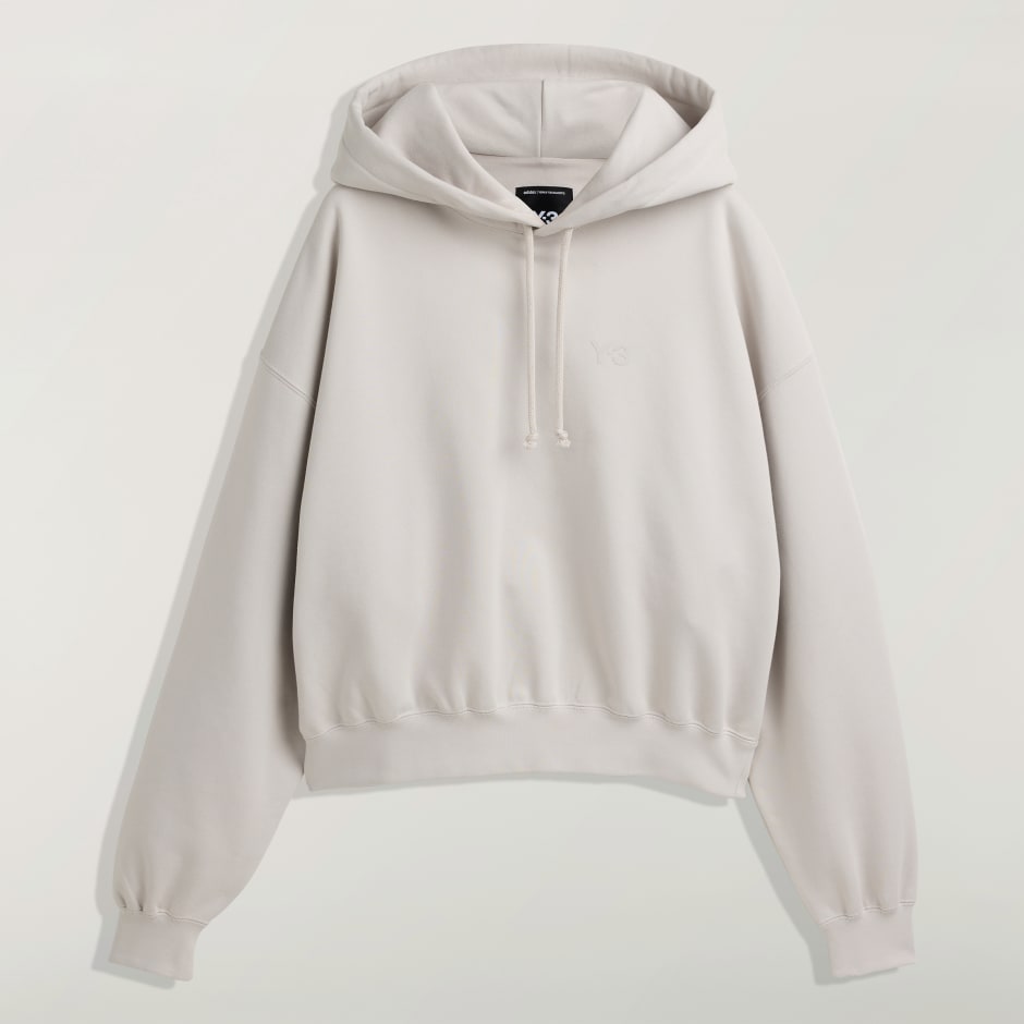 Hanorac larg din material plușat periat Y-3