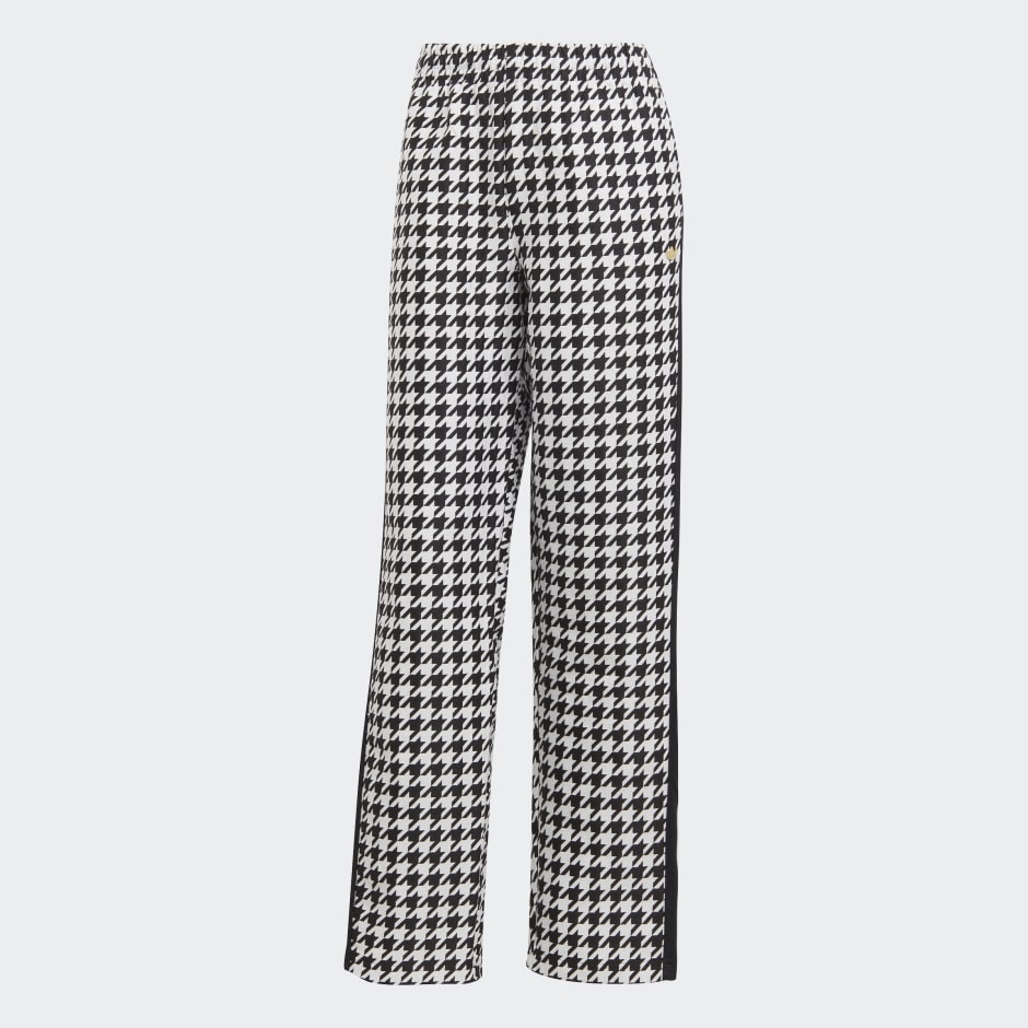 Houndstooth Wide Leg Pants image number null