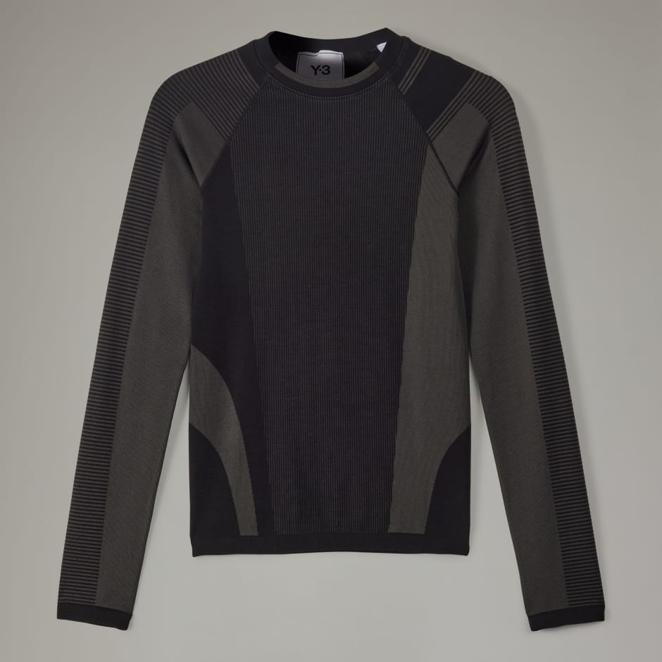 Y-3 Classic Seamless Knit Long Sleeve Tee