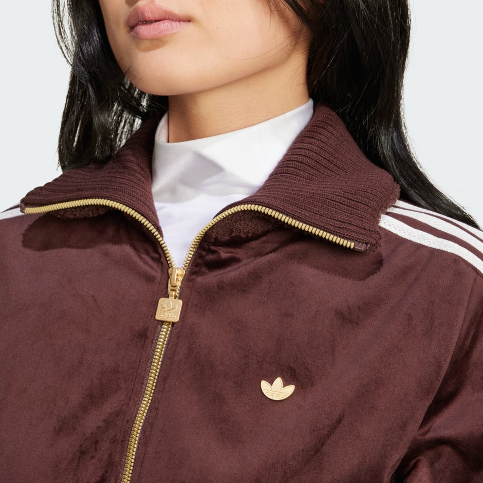 Premium Brushed Velvet Track Top