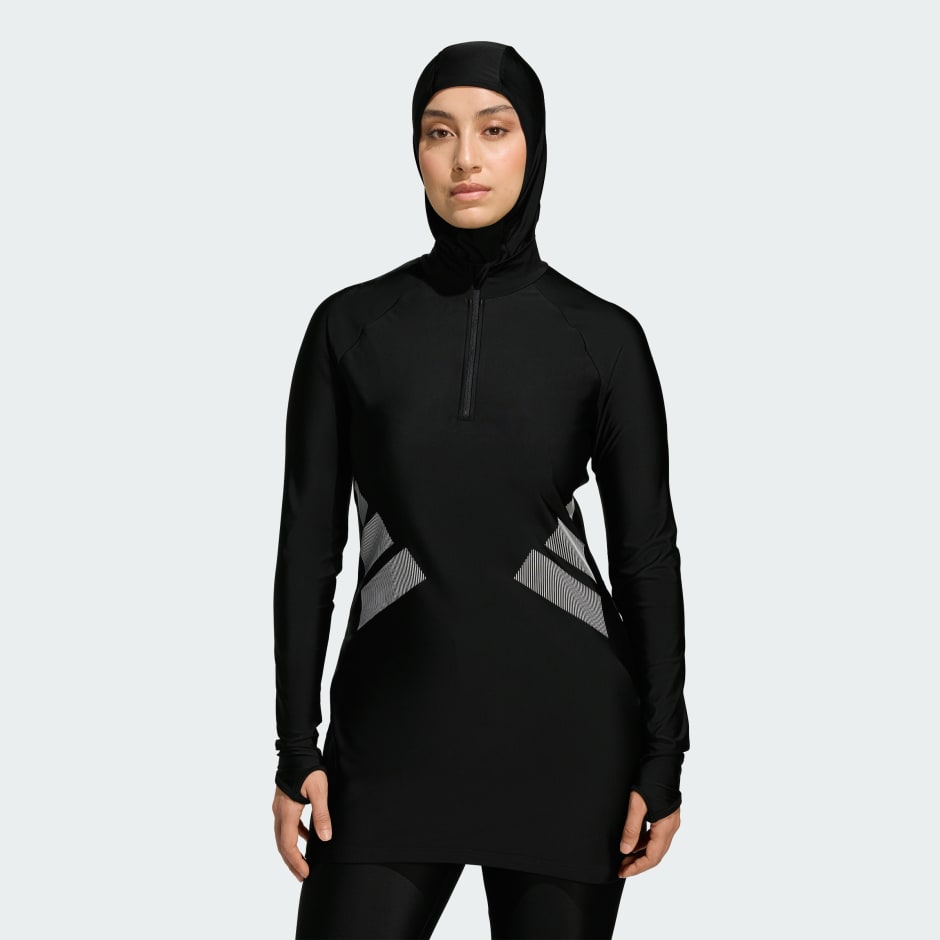 BIG BARS LONG SLEEVE SWIM TOP