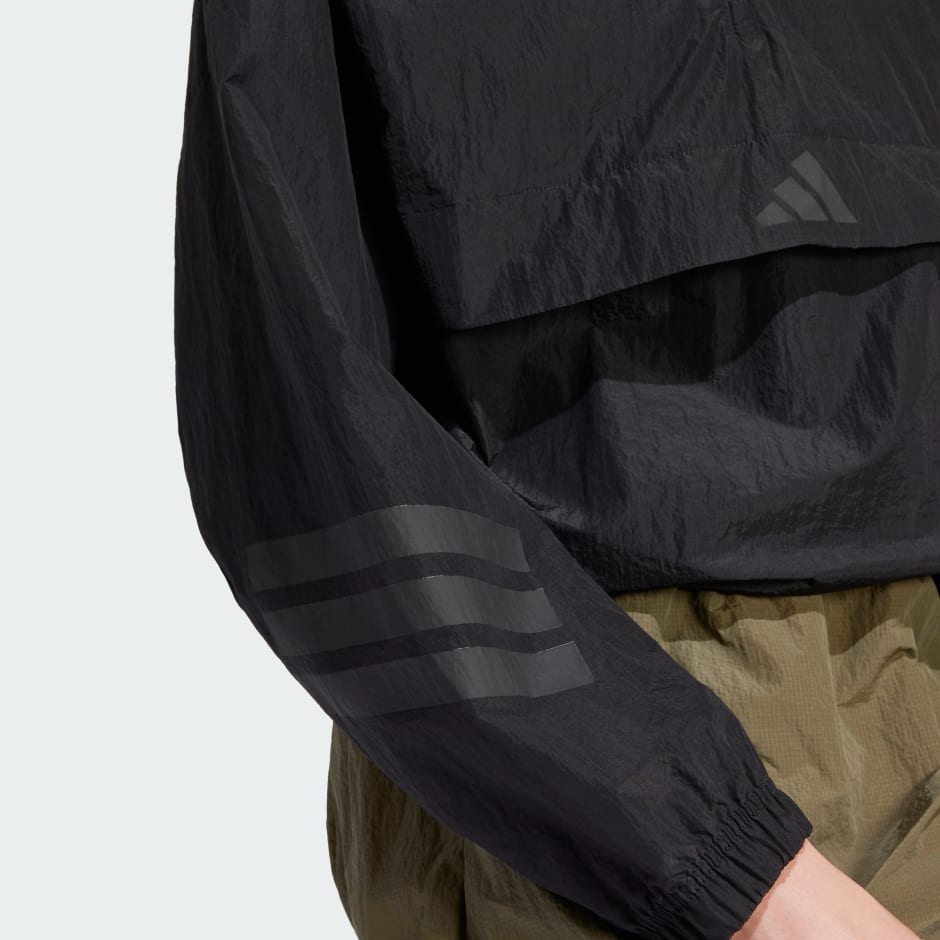 Jachetă anti-v&acirc;nt Future Icons cu 3 dungi